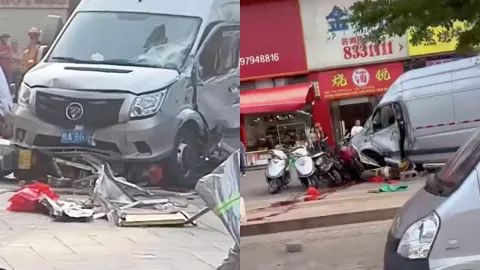 岑溪天桥车祸