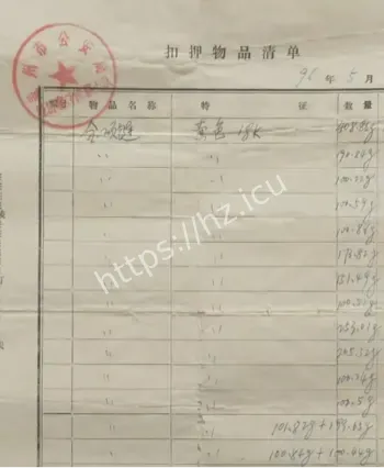 30年黄金扣押悬案